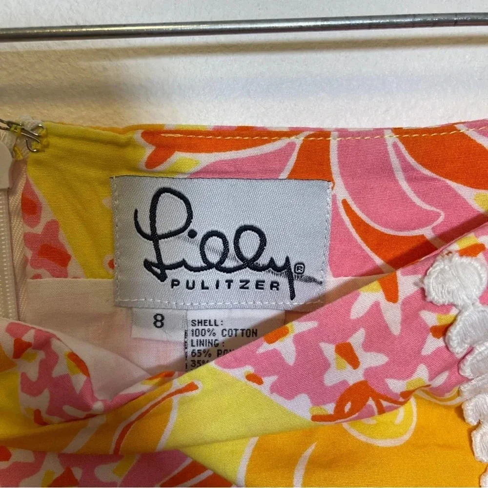 Lilly Pulitzer Sunrise Pina Colada Mini Wrap Skirt - Preppy Pencil Skirt Floral - Picture 2 of 6